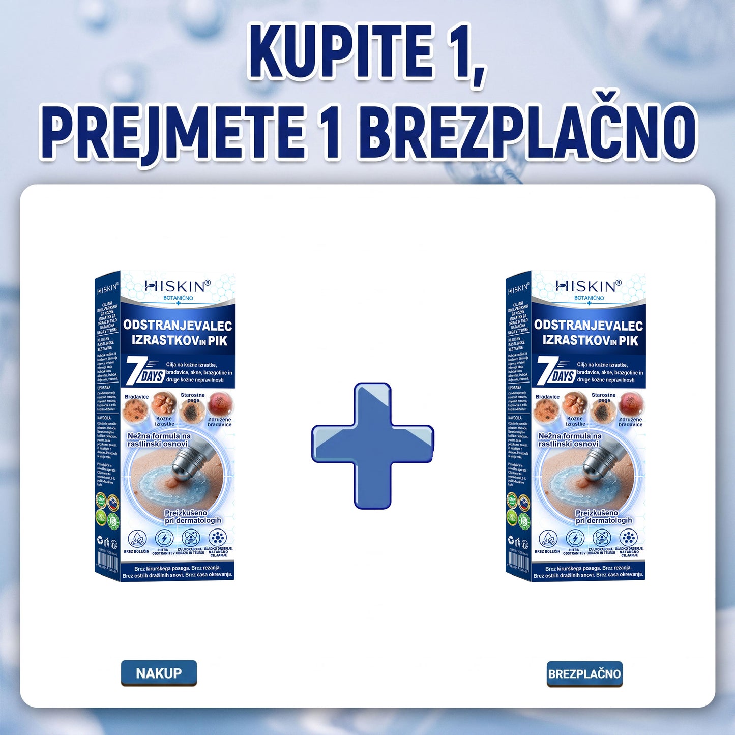 HISKIN® 🎁🎁🎁 Na voljo je le še 10 paketov! Zagotovite si dodatnih 50 % popusta! Ne zamudite te ponudbe, saj bo naslednja priložnost šele prihodnje leto.