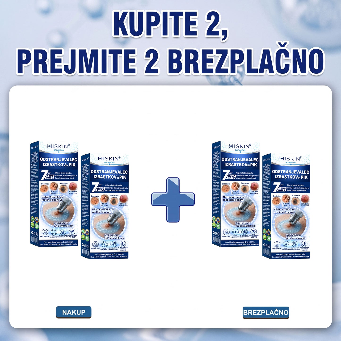 HISKIN® 🎁🎁🎁 Na voljo je le še 10 paketov! Zagotovite si dodatnih 50 % popusta! Ne zamudite te ponudbe, saj bo naslednja priložnost šele prihodnje leto.