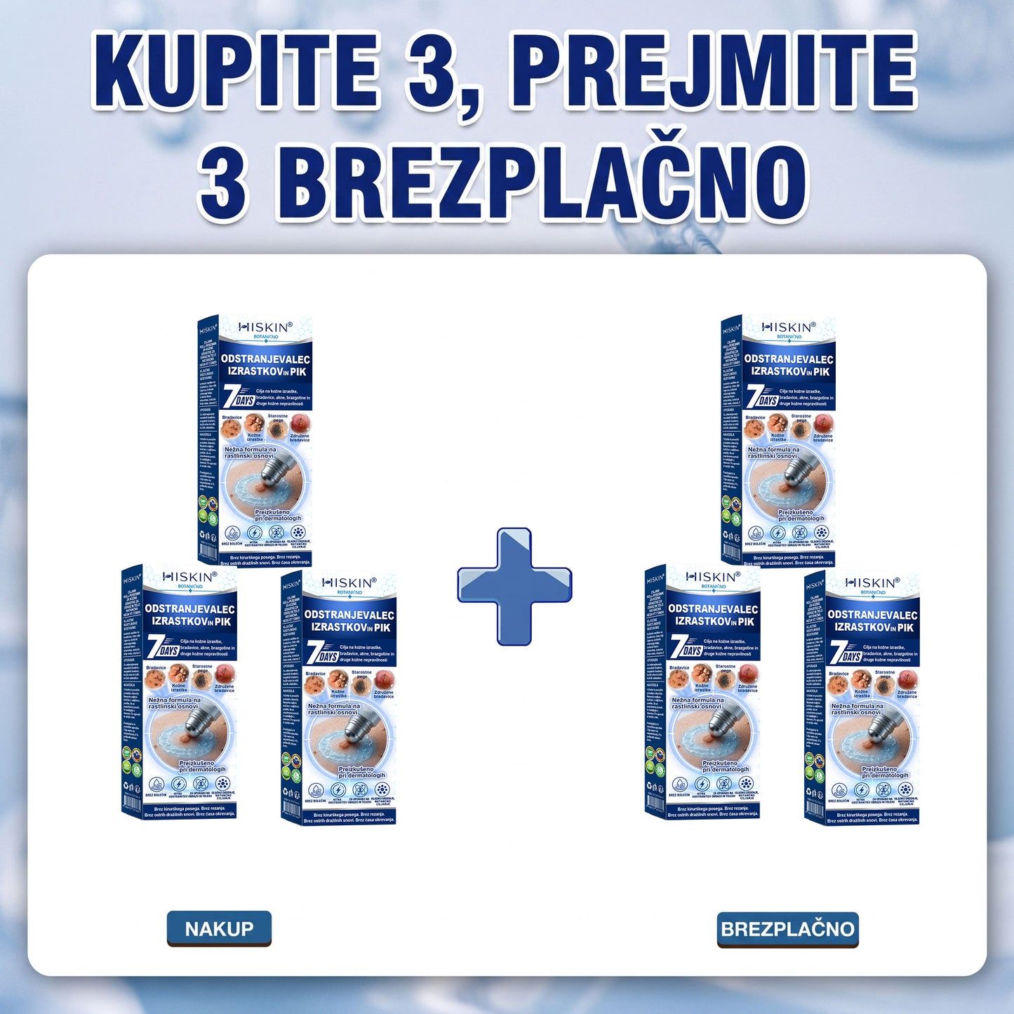 HISKIN® 🎁🎁🎁 Na voljo je le še 10 paketov! Zagotovite si dodatnih 50 % popusta! Ne zamudite te ponudbe, saj bo naslednja priložnost šele prihodnje leto.