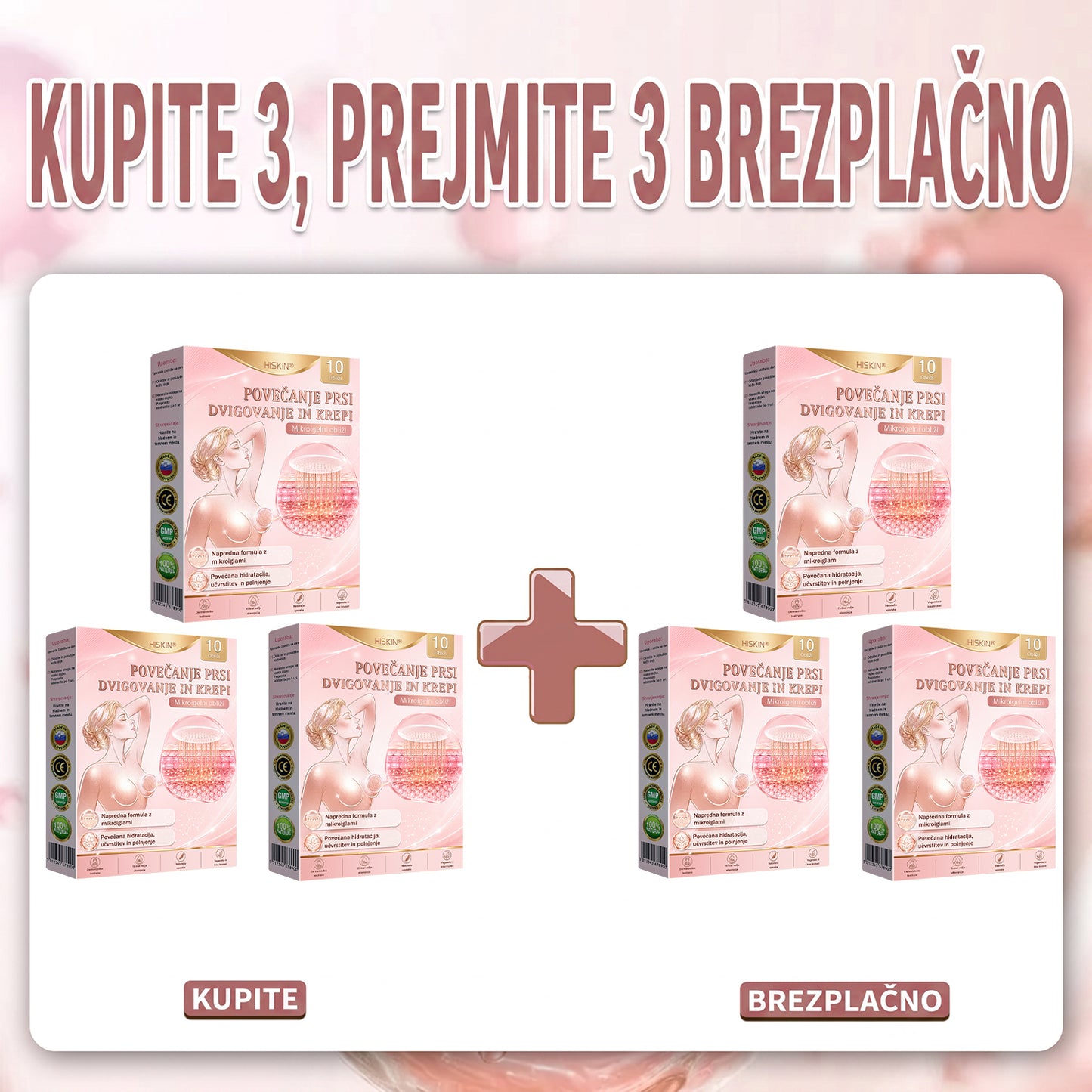 🌟HISKIN® MIKROIGLIČNI OBLIŽI ZA POVEČANJE, PRIVZDIG IN UČVRSTITEV PRSI